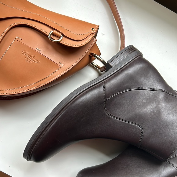 paul green brown leather ankle boots - Picture 10 of 12